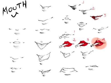 I've had some people ask me about the mouth expressions and stuff in my comics. So I figured I'd make a little 5 minute expression thingy here with Megatron. Just some small differences in the mout... How To Draw Anime Lips Female, Lip Tutorial Drawing, Manga Mouth, Anime Mouth Drawing, Cartoon Mouths, Anime Mouths, Smile Drawing, Anime Lips, Mouth Drawing