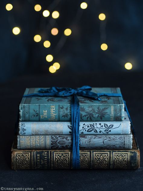 Blue Books Aesthetic, Rainbow Academia, Author Logo, Blue Academia, Book Styling, House Library, Ravenclaw Aesthetic, Library Aesthetic, Tea And Books