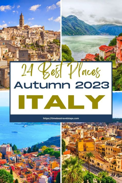 Autumn In Italy, Italy In September, Italy Road, Autumn Travel, Mediterranean Travel, Things To Do In Italy, Italy Itinerary, Italy Travel Tips, Travel Italy