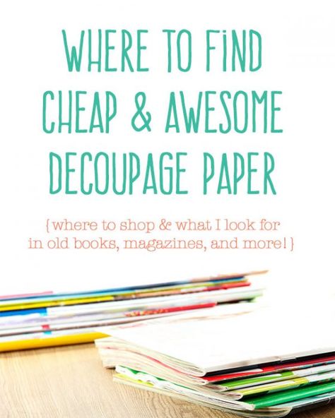 Decoupage Paper Free, Thrift Store Furniture Makeover Diy, Craft Ideas Easy, Decoupage Paper Printable, Tissue Paper Craft, Fabric Decoupage, Vintage Paper Printable, Decoupage Tutorial, Decoupage Decor