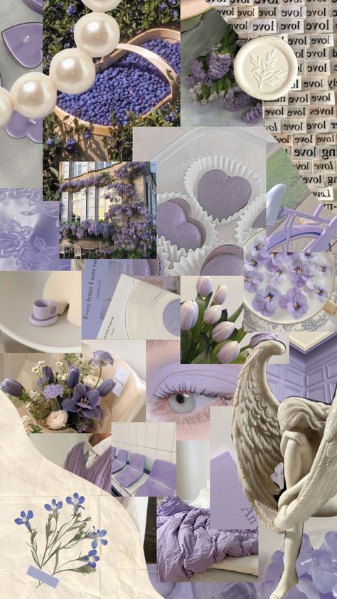 lavender mood board 💟 #lavender #purple #moodboard #aesthetic #collage Asthetic Colours Mood Boards, Lilac Mood Board, Purple Moodboard Aesthetic, Lavender Mood Board, Lavender Moodboard Aesthetic, Purple Mood Board Aesthetic, Lilac Mood Board Aesthetic, Mood Board Purple, Purple Aesthetic Moodboard