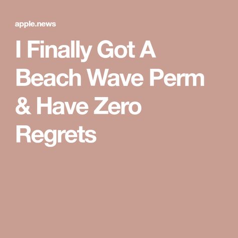 I Finally Got A Beach Wave Perm & Have Zero Regrets Beach Wave Perms Medium, Volume Perm Fine Hair, Beach Wave Perm Before And After, Body Wave Perm Medium Hair, Beach Wave Perm Medium, Body Wave Perm Before And After, Loose Perm Before And After, Beach Perm, Perm Before And After