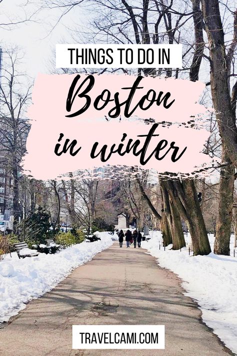 Boston Massachusetts Winter, Boston In Winter, Massachusetts Winter, Boston Itinerary, Boston Weekend, Canada Honeymoon, Boston Activities, Massachusetts Aesthetic, Visit Boston