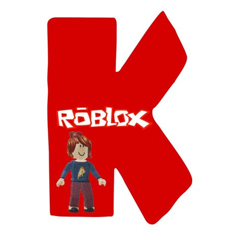 Roblox Letters Printable, Roblox Letters, Roblox Cakes, Roblox Cake, Roblox Gifts, Roblox Pictures, Letter K, Printable Letters, Letter C