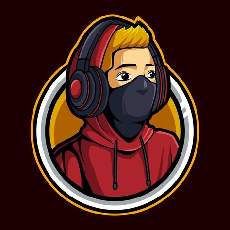 man headphones mascot logo gaming vector illustration Gumball Image, Gaming Profile Pictures, Logo Gaming, Adobe Photoshop Design, Youtube Banner Backgrounds, Youtube Banner Design, First Youtube Video Ideas, Game Logo Design, Snoop Dog