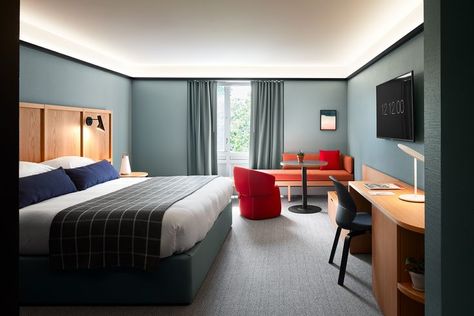 Haworth Hotel Hotel Room Design Bedrooms, Small Hotel Room, Hope College, Hotel Bedroom Design, To Holland, Holland Michigan, Architecture Engineering, Lake Titicaca, Contemporary Hotel