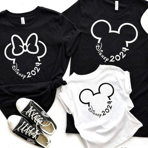 When It's Time To Get Away, Throw On Our Quality Tee To Start Your Trip Off Right! Available In Other Listings In Men's And Women's Sizes. After Purchase And Contact Us To Let Us Know Which Shirts And Sizes Have Mickey Ears And Which Minnie Ears. Disneyland Tee Shirts, 1st Trip To Disney World Shirts, Disney Shirt For Kids, Disney Shirts Dad, Disney Parent Shirts, Disney Group Shirts Matching, Unique Family Disney Shirts, Family Of 3 Disney Outfits, Mickey Shirts