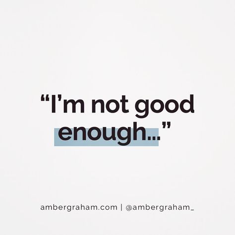 Raise your hand if you’ve ever been disappointed in friendship or relationships and this was the first thought that you had. 🙋🏼‍♀️ Maybe they just told you they couldn’t do something for YOU that they’ve done for others. Maybe they ended the relationship. Maybe they made plans without you. Your mind immediately starts running down the inner list you secretly carry that just confirms your inner belief that you’re not good enough. “I’m not fun/ sexy/ pretty…. Enough.” “What do they hav... Not Good Enough To Marry, I'm Not Good Enough For Someone, I'm Not Good Enough For You, Not Good Enough For You, I’m Not Good Enough, Never Good Enough Quotes, Disappointment Quotes, Enough Is Enough Quotes, True Things