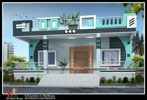 Simple house design | Top 10 simple home design ideas Parapet Design, Entrance Decor Ideas, Modern Front Porch, Single Floor House Design, Arch Designs, Front Wall Design, House Outer Design, Small House Elevation, Small House Front Design