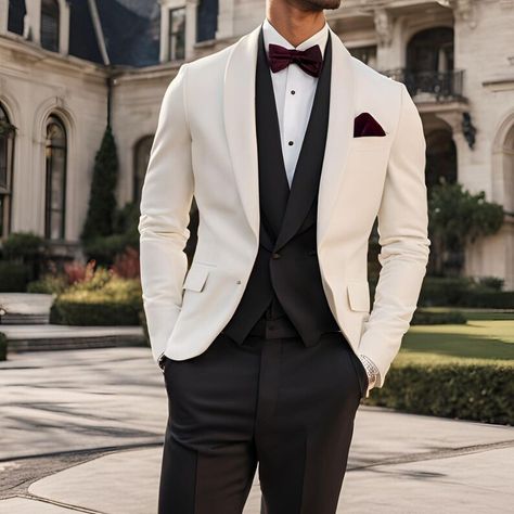 Formal Suits, Trending Suits, Groom Suit Black, White Wedding Suit, Suits Groom, Wedding Suits Groom, Stylish Suit, Men Photography, Groom Suit