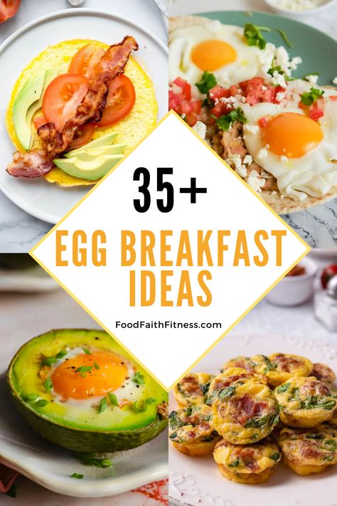 If you're an egg enthusiast looking to jazz up your breakfast routine, we've got you covered with over 35 egg-citing breakfast ideas! From classic scrambles and omelets to creative concoctions like egg muffins and avocado egg boats, there's a delightful dish for every morning mood. Delicious Breakfast Ideas Eggs, Healthy Breakfast With Boiled Eggs, Poached Egg Recipes Breakfast, Creative Egg Breakfast Ideas, Scrambled Egg Breakfast Ideas, Fancy Egg Breakfast, Breakfast Plating Ideas, Egg Ideas For Breakfast, Egg Brunch Ideas