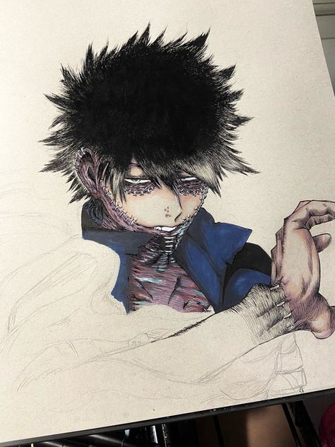 This MHA drawing is amazing. Would love to do something similar with microns. Sometimes off brands are just as good. Ive been loving this Pandafly micro pen set for drawing. Artist Unknown. Micron Pen Drawing, Dabi Anime, Micron Drawing, Mha Dabi, Ink Pens, Artist Illustration, Drawing Artist, Technical Drawing, Pen Drawing