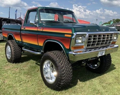 1977 Ford F150, Baja Trucks, 1979 Ford Truck, Big Ford Trucks, Baja Truck, Paint Inspo, Dream Trucks, Lifted Ford, Classic Ford Trucks