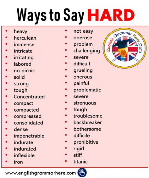 English Hard Words, Hard Words In English, Hard English Words, Ways To Say But, Speaking Phrases, Hard Words To Say, Phrases English, Schul Survival Kits, Hard Words