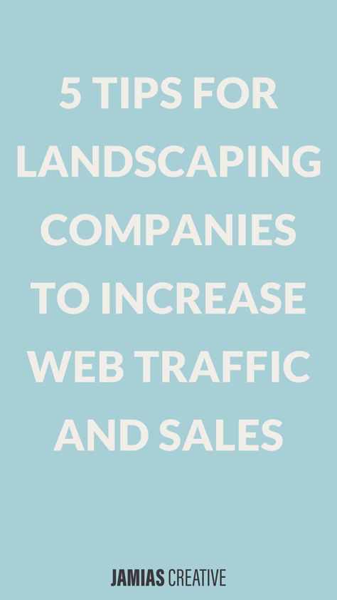 So you’re in the business of helping homeowners manage their landscaping? This blog post is for you to help you drive more web traffic and increase revenue. You’re focused on making the lives of others easier and more enjoyable so use this blog post to assist you in achieving your marketing goals. jamiascreative.com/blog/5-tips-for-landscaping-companies-to-increase-web-traffic-and-sales Repurposing Content, How To Get Followers, Social Media Marketing Agency, Landscaping Company, Web Traffic, Facebook Business, Marketing Goals, Writing Blog Posts, The Lives Of Others