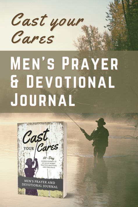 Peace Journal Prompts, Journal Prompts For Peace, Affordable Spiritual Rosary For Meditation, Christian Books For Men, How To Start A Prayer Journal, Cast Your Cares, Common Fears, Outdoorsman Gifts, Devotional Journal