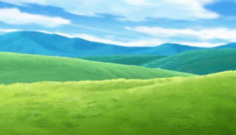 Anime Scenery Batch 8 - anime post - Imgur Artsy Background, Anime Places, Pokemon Backgrounds, Grassy Field, Scenery Background, Landscape Concept, Fantasy Places, Tree Illustration, Fantasy Art Landscapes