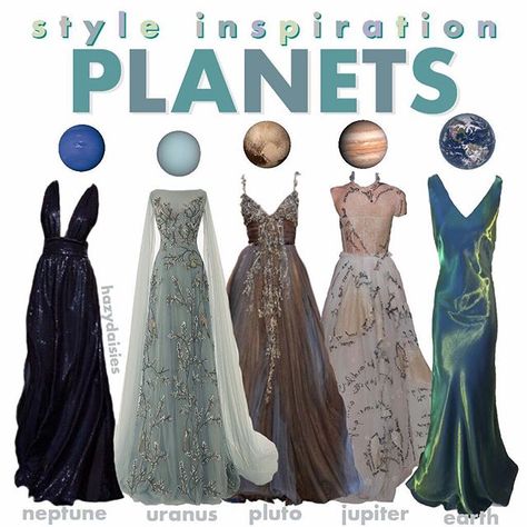 part two!! i have pt 1 farther down on my account w the rest of the planets. a bunch of people requested pluto too, ik it’s not really a… Uranus Aesthetic, Uranus Planet, The Planets, Fantasy Dress, Prom Dresses Ball Gown, My Account, Outfits Aesthetic, School Outfits, Aesthetic Clothes