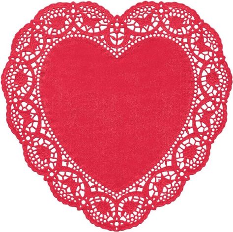 Heart Doilies, Decorate My Room, Collage Background, My Funny Valentine, Paper Heart, Vintage Heart, Vintage Valentines, Scrapbook Journal, Red Aesthetic