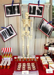 Party Frosting: Medica/Nurse/Doctor Graduation party ideas and inspiration Medical School Graduation Party Ideas, Doctor Graduation Party, Medical Themed Parties, Nurse Grad Parties, Medical Party, Med School Graduation, Doctor Party, Nursing School Graduation Party, Nurse Party