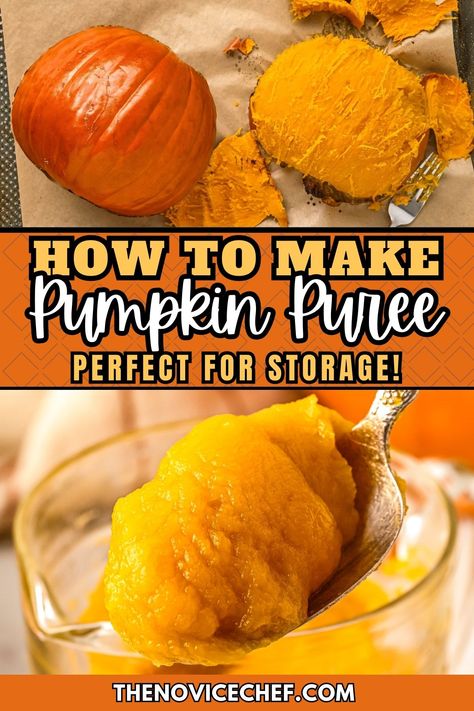 Want to learn How to Make Pumpkin Puree? You’re in the right place! Making your own homemade pumpkin puree with fresh pumpkin is totally easy - and tasty - with this easy bake-and-blend tutorial. Canning Pumpkin Puree, Making Pumpkin Puree, Make Pumpkin Puree, Scratch Recipes, Fresh Pumpkin, Easy Autumn Recipes, Place Making, Homemade Pumpkin Puree, Festive Desserts