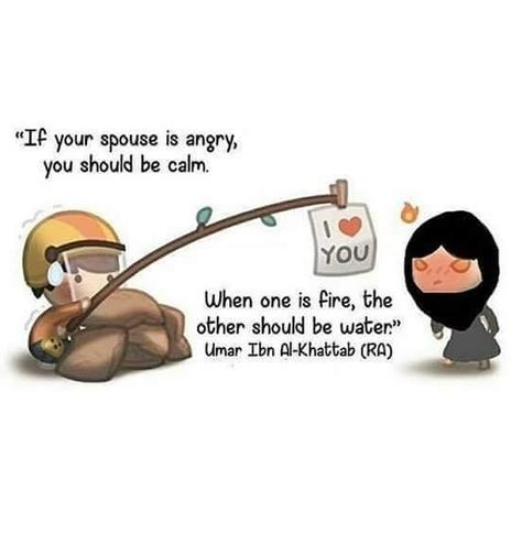 Angry Wife, Spouse Quotes, Muhammad Ali Quotes, Husband Quotes From Wife, Islam Marriage, Be Calm, Islamic Quotes On Marriage, Muslim Couple Quotes, Wife Quotes