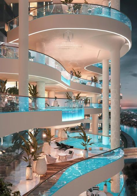 Penthouse Cavalli Couture By Canal In Dubai, Dubai, United Arab Emirates For Sale (13933155) Dubai Penthouse Luxury, Dubai House Design, Dubai Luxury Home, Dubai Mansions, Houses In Dubai, Pent House Design, Dubai Spa, Dubai Homes, Dubai Penthouse