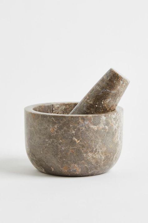 Mortar Pestle, Plates And Bowls Set, Safe Room, Garage Conversion, H&m Home, M Beauty, Grey Marble, Mortar And Pestle, Elegant Homes