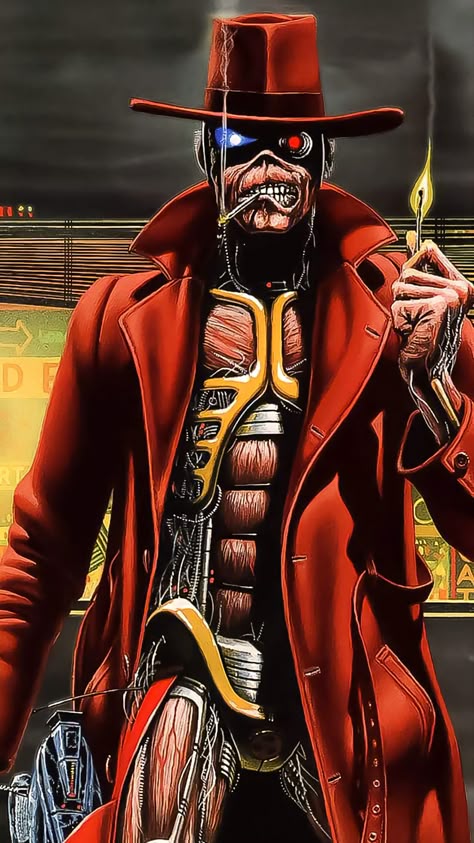Stranger in a Strange Land Eddie Tattoo, Misfits Band Art, Maiden Tattoo, Iron Maiden Tattoo, Iron Maiden Album Covers, Iron Maiden Art, Stranger In A Strange Land, Bigfoot Pictures, Iron Maiden Posters