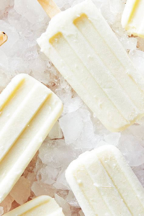 Creamy Coconut Popsicles Recipe - NYT Cooking Coconut Popsicles, Coconut Ginger, Fruit Popsicles, Vanilla Recipes, Coconut Ice, Coconut Pecan, Homemade Popsicles, Pecan Cake, Brain Freeze