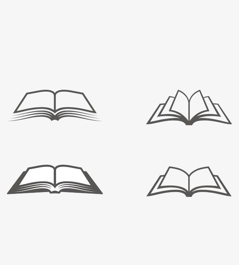 Coreldraw Design, Asthetic Picture White And Black, Library Logo, Education Logo Design, Brain Logo, Church Logo, Stage Set Design, Book Logo, Book Icons