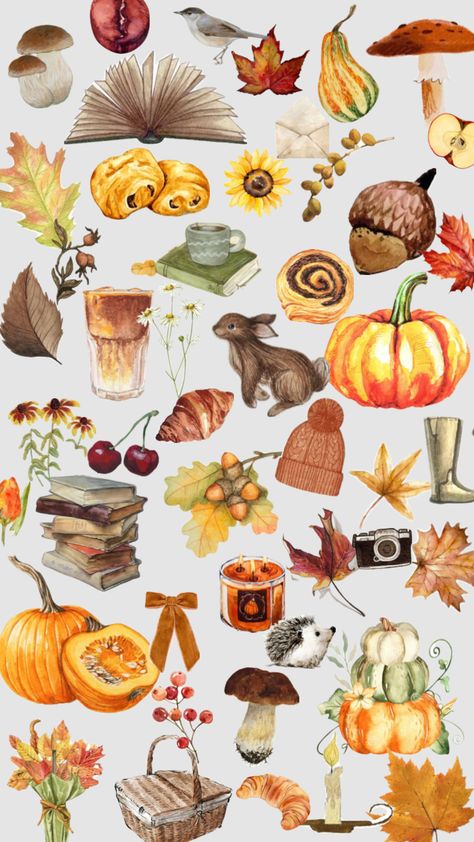 #autumn #fall #collage #wallpaper #cosyaesthetic #cosy #vibes #autumnaesthetic Fall Collage Wallpaper, Fall Collage, Fall Backgrounds Iphone, Autumn Phone Wallpaper, Cosy Vibes, Pumpkin Wallpaper, Collage Drawing, Collage Wallpaper, Fall Background