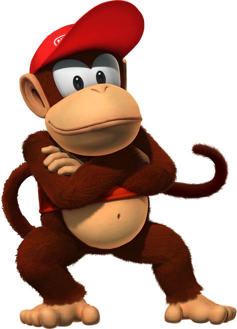 Cartoon Characters: Donkey Kong Country main characters ( Donkey Kong Party, Diddy Kong Racing, Donkey Kong Country Returns, Donkey Kong Junior, Don King, Diddy Kong, Donkey Kong Country, Character Types, The Donkey