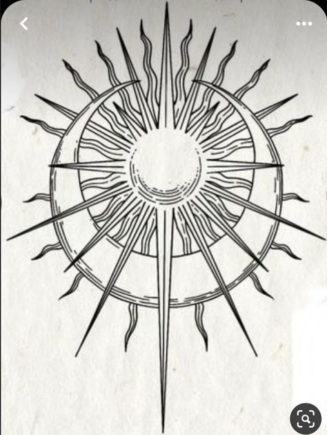 Medieval Sun Tattoo, Rufus Du Sol Tattoo, Mystical Tattoo Ideas, Sublime Tattoo, Pegasus Tattoo, Woodcut Tattoo, Mystical Tattoos, Medieval Tattoo, Surreal Tattoo