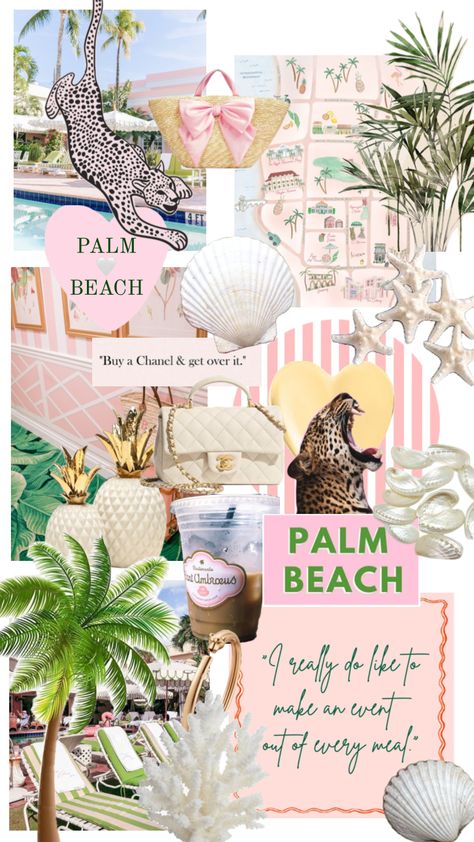 #palmbeach #preppy #muchlovef Palm Springs Bach, Beach Themed Bedroom, Palm Beach Style, Bachelorette Party Planning, Summer Backgrounds, Bathroom Pictures, Pink Girly Things, Art Wallpaper Iphone, Print Wallpaper