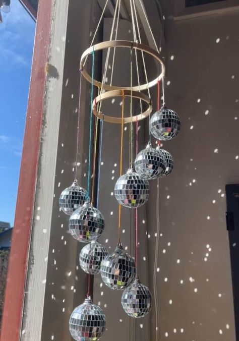 Handcrafted Disco Ball Chandelier to brighten up any space