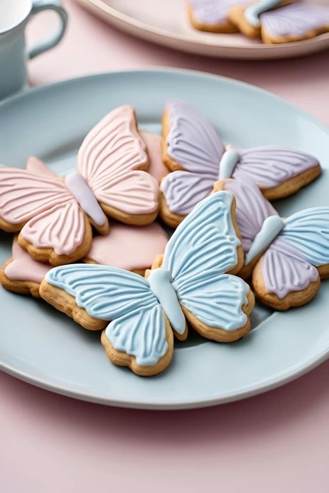 A lifetime of butterflies bridal shower theme: butterfly biscuits   Butterfly theme | butterfly party theme | butterfly bridal shower | a lifetime of butterflies bridal shower | a lifetime of butterflies bridal theme | bridal shower theme | bridal shower decor | bridal shower theme ideas | butterfly biscuits A Lifetime Of Butterflies Theme, Butterfly Biscuits, Butterflies Bridal Shower Theme, Butterfly Party Theme, A Lifetime Of Butterflies, Engagement Party Theme, Theme Engagement Party, Hen Party Themes, Lifetime Of Butterflies