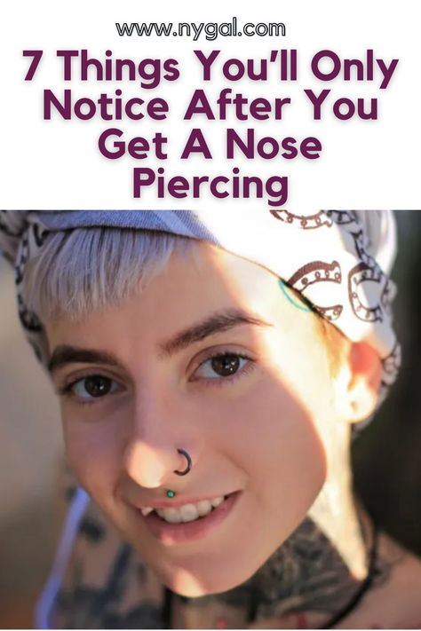 Cute Piercings Face Nose, Nose Piercing Aftercare, Should I Get A Nose Piercing, What Side Of Nose To Pierce, Nose Piercing Process, Fresh Nose Piercing, Piercings For Big Noses, How To Take Care Of A Nose Piercing, Nose Piercing For Nose Types