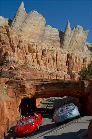 Top Ten Rides You Can’t Miss at Disneyland (And TIPS on How to Get On Them All) on http://www.5minutesformom.com Cars Ride Disneyland, Disney Ride, Disneyland Rides, Leading Lines, Disneyland California Adventure, Adventure Car, Radiator Springs, California Adventure Park, Disneyland Tips