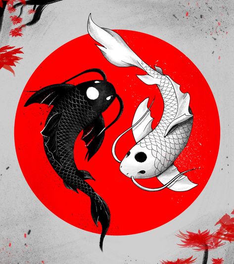 ArtStation - Japanese Koi Fish Vision, Marcel van Tonder Paint Jeans, Japanese Inspired Art, Koi Painting, Koi Fish Drawing, Japanese Koi Fish, Koi Fish Designs, Blue Koi, Dragon Embroidery, Fish Artwork