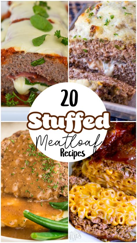 Stuffed meatloaf recipes are hearty, delicious meals that are perfect for any night of the week. Whether you’re looking for an easy family dinner or want to impress company with your cooking skills, these 20 stuffed meatloaf recipes are sure to make everyone happy. Stuffed Meatloaf Recipes, Unique Meatloaf Recipes, Stuffed Turkey Meatloaf, Fancy Meatloaf, Meatloaf Meatballs, Tasty Meatloaf Recipe, Pork Meatloaf, Stuffed Meatloaf, Smoked Meatloaf