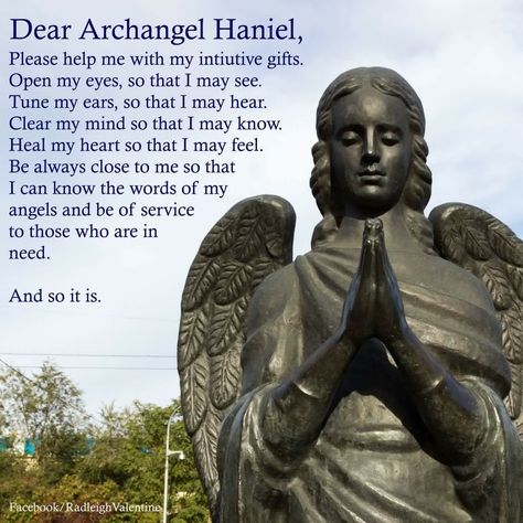 Empath Help, Archangel Haniel, Wicca Spells, Angel Meditation, Angel Therapy, Angel Protection, Spiritual Angels, Archangel Prayers, Universal Laws