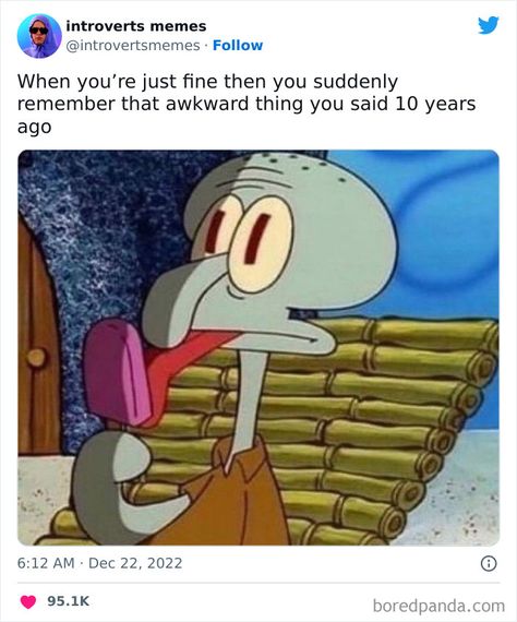 Funny-Introverts-Memes Witty Memes, Health Memes, Dark Sense Of Humor, Spongebob Memes, Laugh At Yourself, Morning Humor, Mood Pics, Really Funny, Funny Jokes