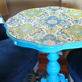 Mark Montano: Decoupaged Fabric Table Makeover Witchy House Decor, Coffee Table Refinish, Decoupage Table, Gardening Design Diy, Rv Interior Design, Bathroom Towel Storage, Kitchen Table Makeover, Decoupage Projects, Decoupage Diy