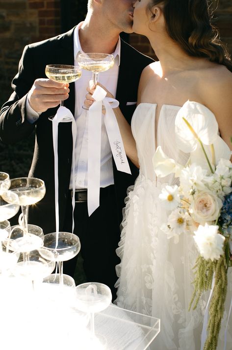 The autumn sunlight. dreamy blooms and custom ribbons for the perfect moment 🤍 We adore creating custom keepsake items like these ribbons for your glass on your wedding day or even your bouquet. The team behind this gorgeous day - @culturehitch @whitesandwoods @kimberleymooremedia @chateau_dore @ateliercreative @fifiandedga @ashleymoralesmakeup @hairfolksalon @celebrationswithsteph @little_sangria @modernloveau @dannispeak ______________________ info@ateliercreativeau.com Aesthetic Champagne, Wedding Ribbons, 2025 Bride, Aesthetic Shots, Ribbons Wedding, Waterfall Elopement, Bouquet Ribbon, Wedding Toasting Glasses, Bridal Shower Gifts For Bride