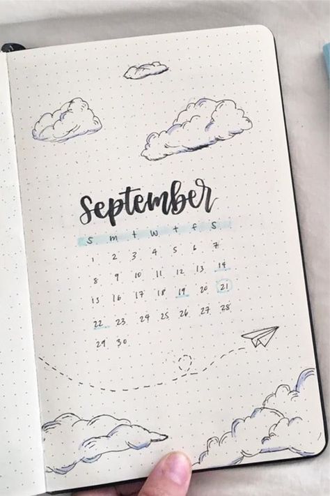 If you're changing up your theme for the month, check out these awesome paper plane themed bullet journal spreads and layouts for inspiration! #bulletjournal #bujo #bujotheme #bujolayout #bujospread Best Paper Plane, Bullet Journal September, Crazy Laura, Bullet Journal Month, Penanda Buku, Goals Bullet Journal, Bullet Journal Spreads, Bullet Journal Ideas Templates, Journal Layouts