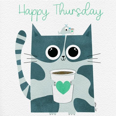 Happy Thursday from The Coffee Besties™️ 😸🎨 💖☕️ • • • #cat #coffeeart ##artbycleopatra #catillustration#coffeebesties #catsofinstagram#coffeeart #coffeetime#cuteandquirkycats #kitty#catdrawing #catstagram #catillustration #thecoffeebesties#coffeecat #illustration_the_best#happythursday Gallery Illustration, Coffee Wallpaper, Cafe Art, Digital Art Illustration, Happy Thursday, Happy Tuesday, Cat Illustration, Coffee Art, Cat Drawing