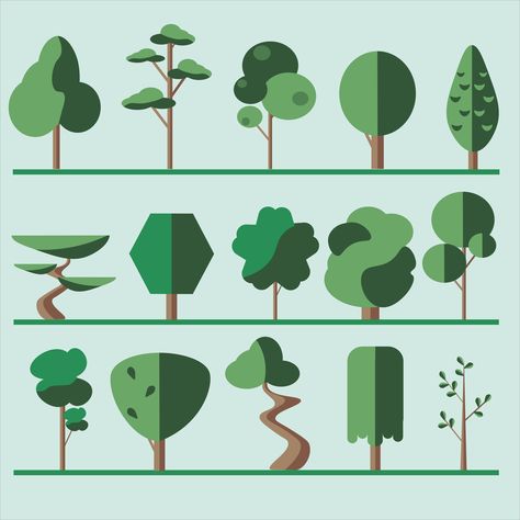 Branch, collection, design, ecology, element, environment, forest, garden, graphic, green, icon, illustration, isolated, leaf, natural, nature, organic, plant, set, spring, summer, symbol, tree, vector, wood Graphic Tree Illustration, Tree Graphic Illustration, Nature Graphic Design Illustration, Tree Design Illustration, Forest Graphic Design, Garden Graphic Design, Leaf Graphic Design, Tree Illustration Design, Ecology Illustration