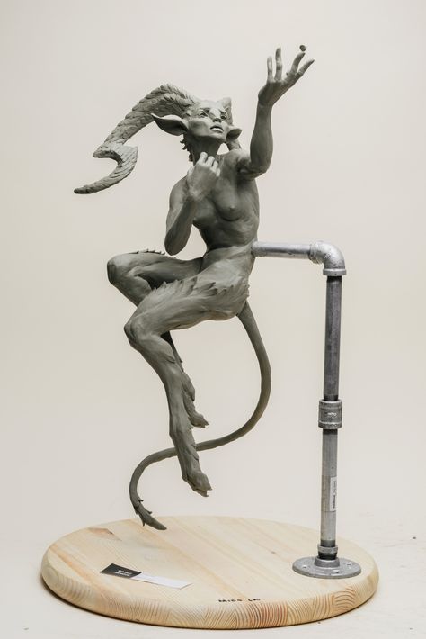 ArtStation - The Last Satyr, Mido Lai Anatomy Sculpture, Sculptures Céramiques, Mythical Creatures Art, Art Station, Pinocchio, Figurative Sculpture, Sculpture Clay, Clay Sculpture, Sculptures & Statues