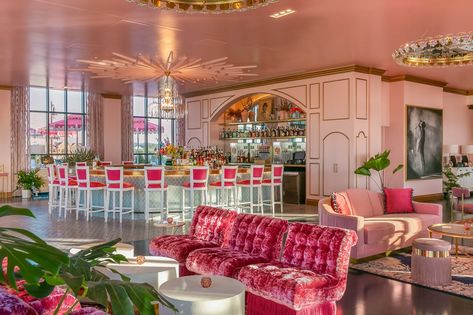 See Photos of Nashville's Dolly Parton-Inspired Rooftop Bar | POPSUGAR Food Nashville Broadway, Five Daughters Bakery, Unusual Hotels, Happy Hour Cocktails, Tropical Escape, Outside Patio, Rooftop Restaurant, Rooftop Bar, Dolly Parton